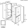 Комбиниран хладилник с фризер за вграждане Electrolux LNT7TF18S