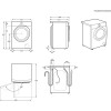 Пералня със сушилня 10 KG AUTODOSE WIFI AEG LWR73164Q